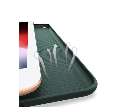 Чехол для планшета BeCover Tri Fold Soft TPU Silicone Apple iPad Air 13" M2 2024 Dark Green (711470), изображение 5 Чехол для планшета BeCover Tri Fold Soft TPU Silicone Apple iPad Air 13" M2 2024 Dark Green (711470), изображение 5