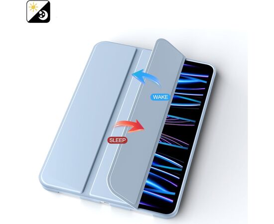 Чехол для планшета BeCover Tri Fold Soft TPU Silicone Apple iPad Pro 11" M4 2024 Light Blue (711748), изображение 4 Чехол для планшета BeCover Tri Fold Soft TPU Silicone Apple iPad Pro 11" M4 2024 Light Blue (711748), изображение 4