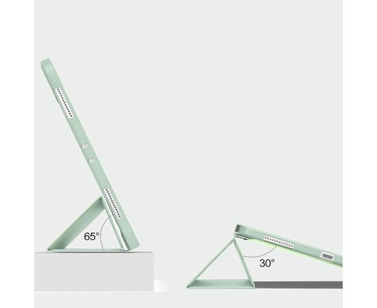 Чехол для планшета BeCover Tri Fold Soft TPU Silicone Apple iPad Pro 11" M4 2024 Light Green (711747), изображение 5 Чехол для планшета BeCover Tri Fold Soft TPU Silicone Apple iPad Pro 11" M4 2024 Light Green (711747), изображение 5