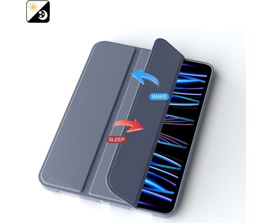 Чехол для планшета BeCover Tri Fold Soft TPU Silicone Apple iPad Pro 11" M4 2024 Purple (711749), изображение 4 Чехол для планшета BeCover Tri Fold Soft TPU Silicone Apple iPad Pro 11" M4 2024 Purple (711749), изображение 4