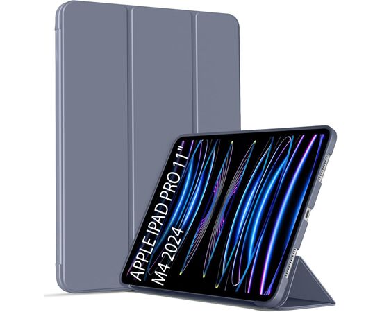 Чехол для планшета BeCover Tri Fold Soft TPU Silicone Apple iPad Pro 11" M4 2024 Purple (711749)