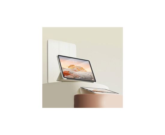 Чехол для планшета BeCover Tri Fold Soft TPU Silicone Apple iPad Pro 12.9 2020/2021/2022 Beige (711736), изображение 3 Чехол для планшета BeCover Tri Fold Soft TPU Silicone Apple iPad Pro 12.9 2020/2021/2022 Beige (711736), изображение 3