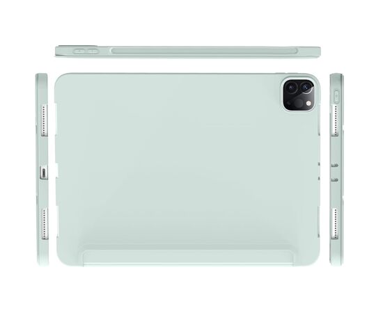 Чехол для планшета BeCover Tri Fold Soft TPU Silicone Apple iPad Pro 12.9 2020/2021/2022 Light Green (711738), изображение 2 Чехол для планшета BeCover Tri Fold Soft TPU Silicone Apple iPad Pro 12.9 2020/2021/2022 Light Green (711738), изображение 2