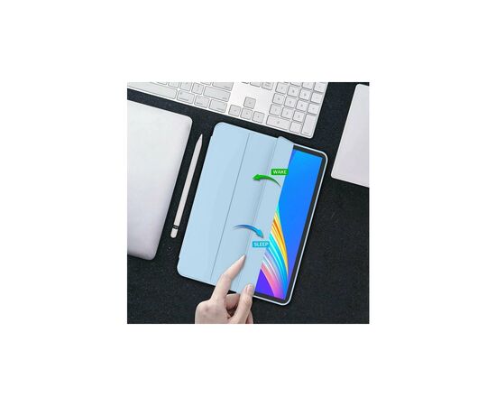 Чехол для планшета BeCover Tri Fold Soft TPU Silicone Apple iPad Pro 13" M4 2024 Light Blue (711753), изображение 3 Чехол для планшета BeCover Tri Fold Soft TPU Silicone Apple iPad Pro 13" M4 2024 Light Blue (711753), изображение 3