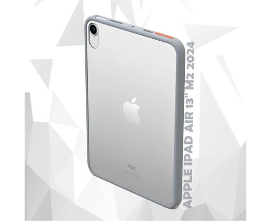 Чехол для планшета BeCover Transparancy Shell Edge Gray Apple iPad Air 13" M2 2024 (711688), изображение 5 Чехол для планшета BeCover Transparancy Shell Edge Gray Apple iPad Air 13" M2 2024 (711688), изображение 5