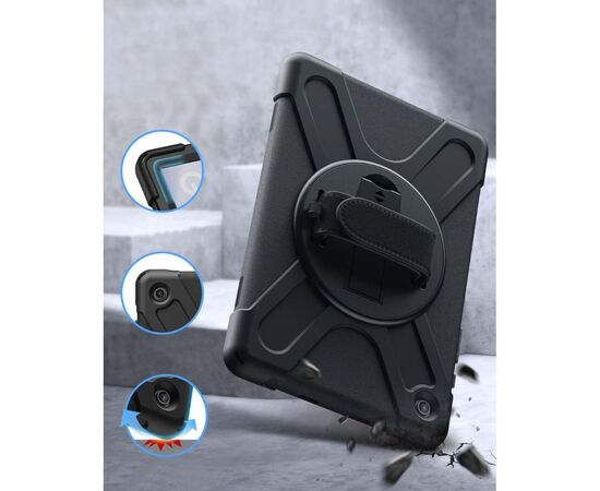 Чохол до планшета BeCover Heavy Duty Case Samsung Galaxy Tab A9 Plus SM-X210/SM-X215/SM-X216 11.0" Black (711680), зображення 2 Чохол до планшета BeCover Heavy Duty Case Samsung Galaxy Tab A9 Plus SM-X210/SM-X215/SM-X216 11.0" Black (711680), зображення 2
