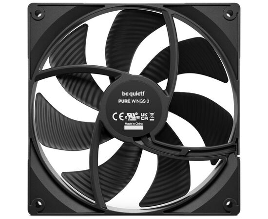 Кулер для корпуса Be quiet! PURE WINGS 3 120mm (BL104), изображение 4 Кулер для корпуса Be quiet! PURE WINGS 3 120mm (BL104), изображение 4