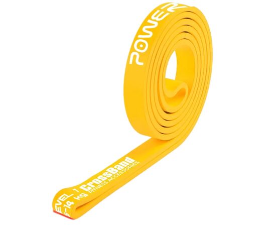 Эспандер PowerPlay -петля для фітнесу і кроссфіту Жовта (PP_4115_Yellow_(5-14 kg))