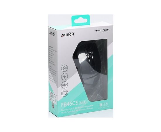 Мишка A4Tech FB45CS Air2 Wireless/Bluetooth Smoky Grey (4711421999304), зображення 9 Мишка A4Tech FB45CS Air2 Wireless/Bluetooth Smoky Grey (4711421999304), зображення 9