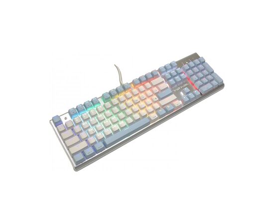 Клавиатура A4Tech FS100 RGB FS Switch USB Icy Blue (4711422004069), изображение 2 Клавиатура A4Tech FS100 RGB FS Switch USB Icy Blue (4711422004069), изображение 2