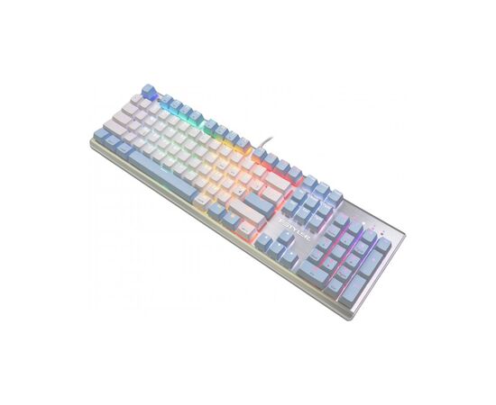Клавиатура A4Tech FS100 RGB FS Switch USB Icy Blue (4711422004069), изображение 3 Клавиатура A4Tech FS100 RGB FS Switch USB Icy Blue (4711422004069), изображение 3