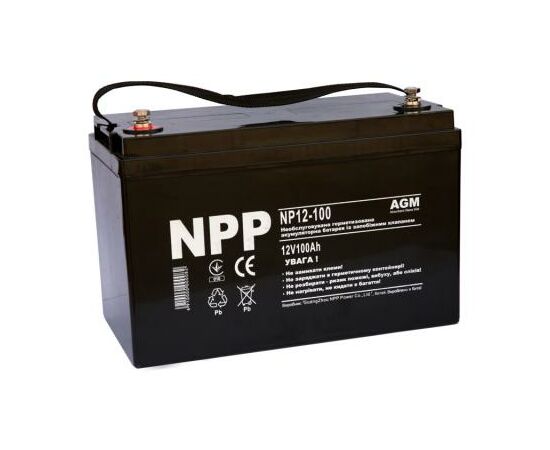 Батарея до ДБЖ NPP 12В 100 Ач (NP12-100)