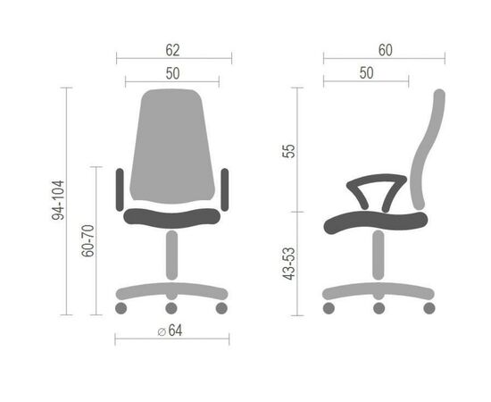 Офисное кресло Аклас Вист CH TILT Черное (05005), изображение 6 Офисное кресло Аклас Вист CH TILT Черное (05005), изображение 6