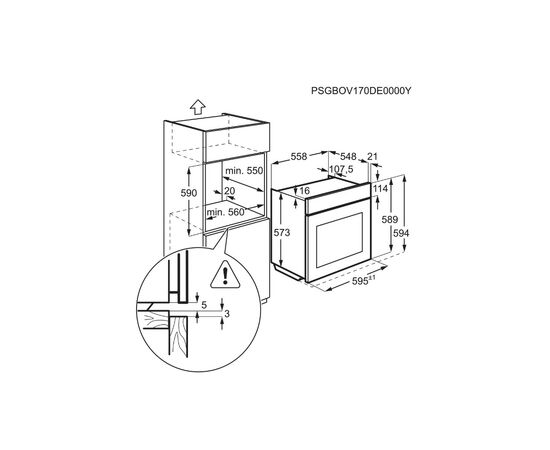 Духовой шкаф Electrolux EOA5220AOV, изображение 6 Духовой шкаф Electrolux EOA5220AOV, изображение 6