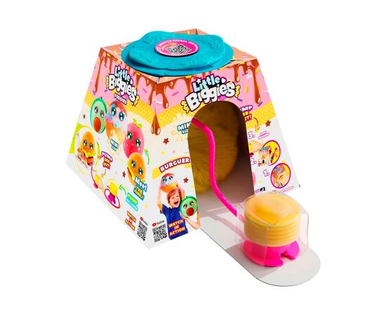 Мягкая игрушка Biggies серии Little Foodies – Бургер (надувная игрушка, насос) (BIG002-BU), изображение 3 Мягкая игрушка Biggies серии Little Foodies – Бургер (надувная игрушка, насос) (BIG002-BU), изображение 3