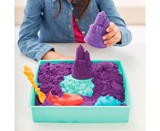 Набор для творчества Kinetic Sand V2 Замок из песка Фиолетовый 454 г (71402), изображение 7 Набор для творчества Kinetic Sand V2 Замок из песка Фиолетовый 454 г (71402), изображение 7
