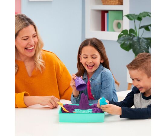 Набор для творчества Kinetic Sand V2 Замок из песка Фиолетовый 454 г (71402), изображение 9 Набор для творчества Kinetic Sand V2 Замок из песка Фиолетовый 454 г (71402), изображение 9