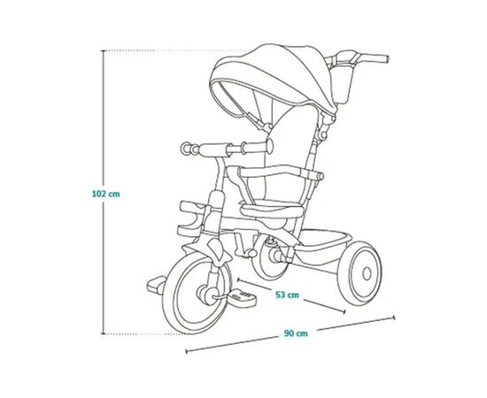 Детский велосипед Lionelo Berry Pink Rose (LO-BERRY PINK ROSE), изображение 6