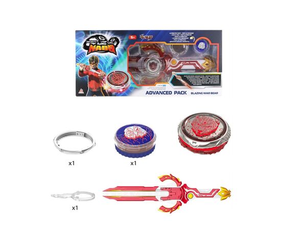 Волчок Infinity Nado VI серия Advanced Pack Blazing War Bear Горящий Боевой Медведь (EU654132), изображение 2