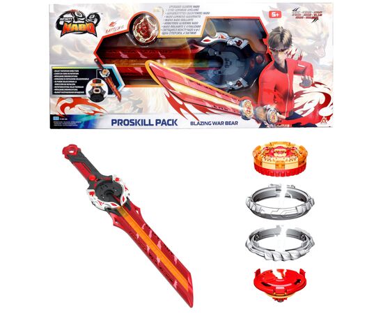 Волчок Infinity Nado VI Proskill Pack Горящий Боевой Медведь (EU654212), изображение 9 Волчок Infinity Nado VI Proskill Pack Горящий Боевой Медведь (EU654212), изображение 9