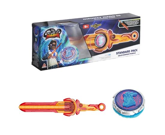 Волчок Infinity Nado VI серия Standard Pack Gold Warrior Phoenix Золотой Воин Феникс (EU654123), изображение 2