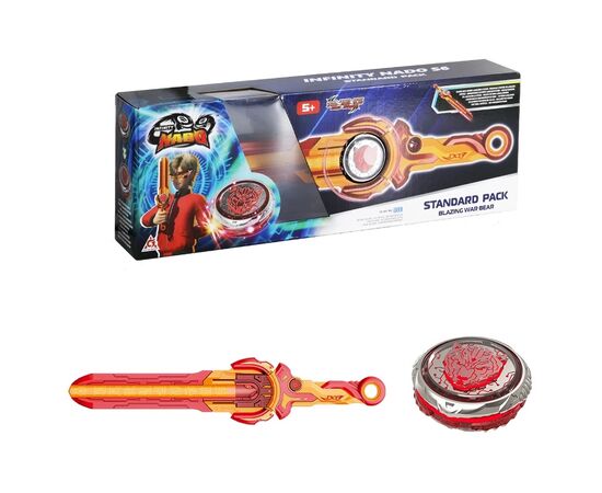 Волчок Infinity Nado VI серия Standard Pack Blazing War Bear Горящий Боевой Медведь (EU654122), изображение 2 Волчок Infinity Nado VI серия Standard Pack Blazing War Bear Горящий Боевой Медведь (EU654122), изображение 2