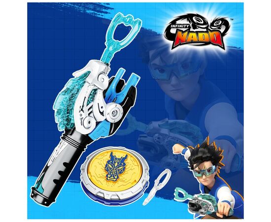 Волчок Infinity Nado I серия Starter Pack Fury Wave Dragon Лютый Дракон (EU654111), изображение 10 Волчок Infinity Nado I серия Starter Pack Fury Wave Dragon Лютый Дракон (EU654111), изображение 10