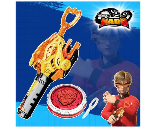 Волчок Infinity Nado VI серия Starter Pack Blazing War Bear Горящий Боевой Медведь (EU654112), изображение 11