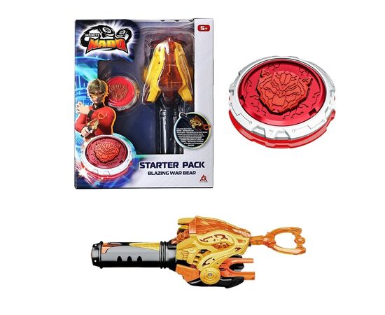 Волчок Infinity Nado VI серия Starter Pack Blazing War Bear Горящий Боевой Медведь (EU654112), изображение 2