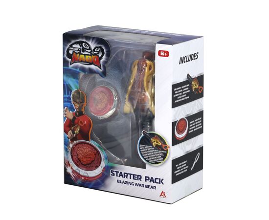 Дзига Infinity Nado VI серія Starter Pack Blazing War Bear Палаючий Бойовий Ведмідь (EU654112)