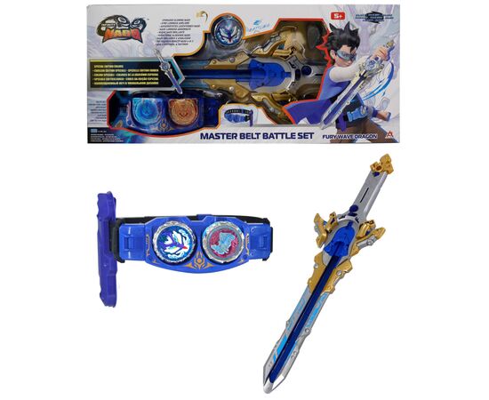Волчок Infinity Nado Набор VI Master Belt Battle Set Февраль Дракон (Fury Wave Dragon) (EU654162), изображение 12