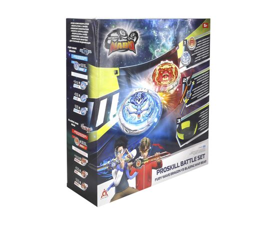 Волчок Infinity Nado Набор VI Proskill Battle Set Февраль Дракон и Горящий Боевой Медведь (EU654281), изображение 3 Волчок Infinity Nado Набор VI Proskill Battle Set Февраль Дракон и Горящий Боевой Медведь (EU654281), изображение 3
