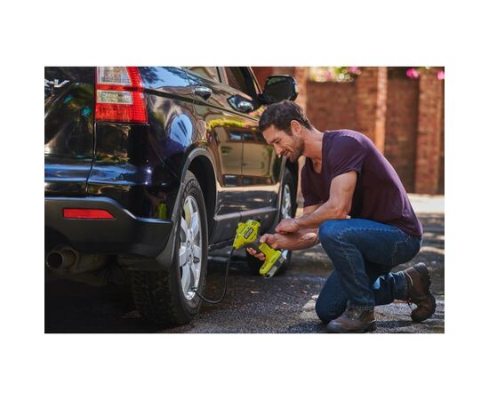 Автомобильный компрессор Ryobi ONE+ R18PI-0 (без АКБ и ЗУ) (5133003931), изображение 2 Автомобильный компрессор Ryobi ONE+ R18PI-0 (без АКБ и ЗУ) (5133003931), изображение 2