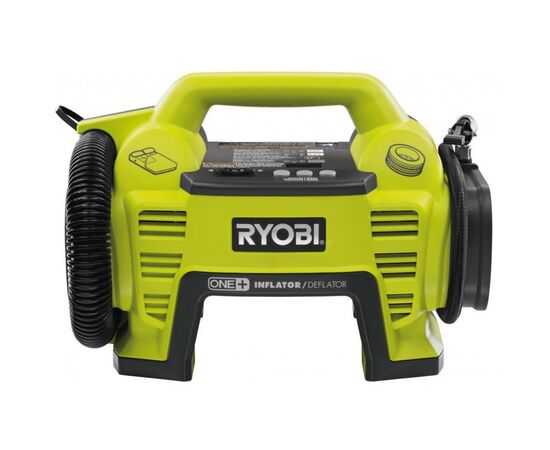 Автомобильный компрессор Ryobi ONE+ R18i-0 (без АКБ и ЗУ) (5133001834), изображение 2 Автомобильный компрессор Ryobi ONE+ R18i-0 (без АКБ и ЗУ) (5133001834), изображение 2