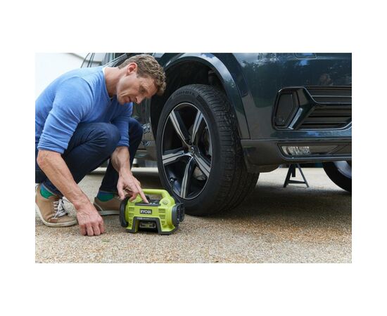 Автомобильный компрессор Ryobi ONE+ R18i-0 (без АКБ и ЗУ) (5133001834), изображение 4 Автомобильный компрессор Ryobi ONE+ R18i-0 (без АКБ и ЗУ) (5133001834), изображение 4