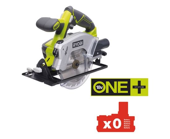 Дисковая пила Ryobi Ryobi ONE+ RWSL1801M (без АКБ и ЗУ) (5133001164), изображение 3 Дисковая пила Ryobi Ryobi ONE+ RWSL1801M (без АКБ и ЗУ) (5133001164), изображение 3