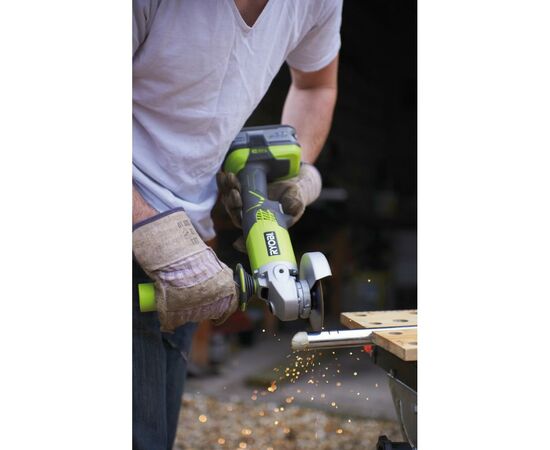 Шлифовальная машина Ryobi ONE+ R18AG-0 (без АКБ и ЗУ) (5133001903), изображение 5 Шлифовальная машина Ryobi ONE+ R18AG-0 (без АКБ и ЗУ) (5133001903), изображение 5