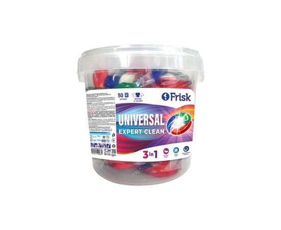 Капсули для прання Frisk Expert Clean Universal 50 шт. (4820197122660)