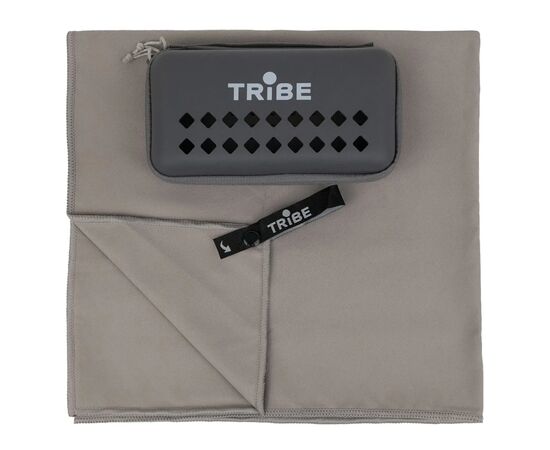 Рушник Tribe з мікрофібри в чохлі Pocket Towel 75х150 XL Grey (T-LC-0001-XL-grey)