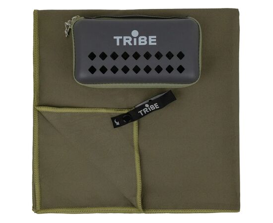 Полотенце Tribe з мікрофібри в чохлі Pocket Towel 90х180 2XL Army-green (T-LC-0001-2XL-army-green)