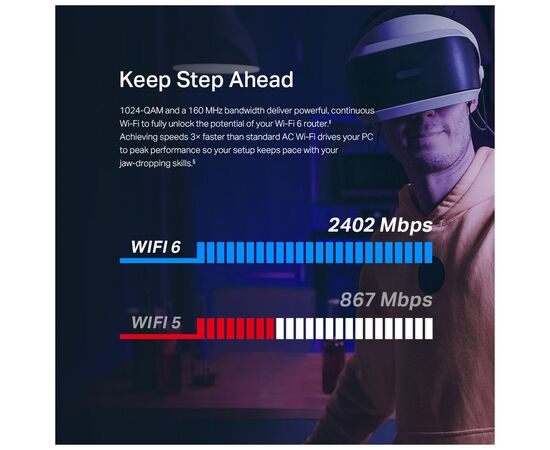 Мережева карта Wi-Fi TP-Link ARCHER-TX55E, зображення 5 Мережева карта Wi-Fi TP-Link ARCHER-TX55E, зображення 5