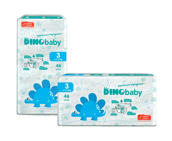 Подгузник Dino Baby Размер 3 (4-9 кг) 46 шт (4823098410607)