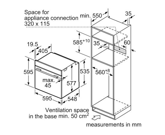 Духовой шкаф Bosch HBG7741W1, изображение 7 Духовой шкаф Bosch HBG7741W1, изображение 7