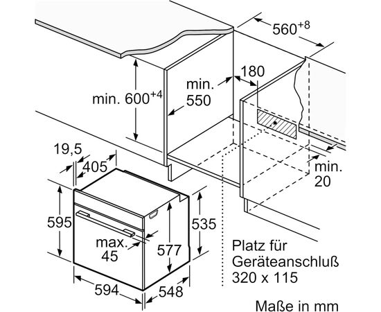 Духовой шкаф Bosch HBG7341B1, изображение 6 Духовой шкаф Bosch HBG7341B1, изображение 6