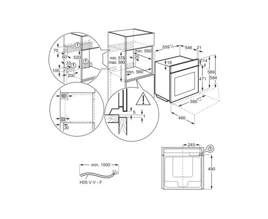 Духовой шкаф Electrolux KOEAP31WT, изображение 9 Духовой шкаф Electrolux KOEAP31WT, изображение 9