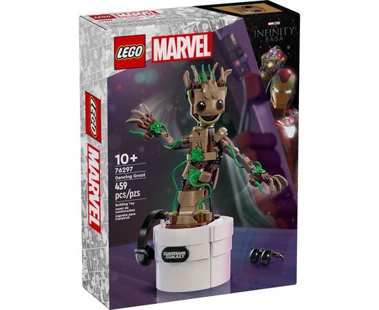 Конструктор LEGO Marvel Танцующий Грут 459 деталей (76297)