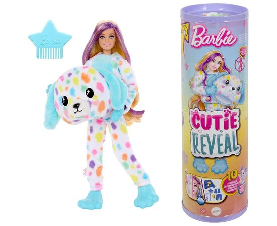 Кукла Barbie Cutie Reveal серии Цветные пушистики – далматинец (HRK41)