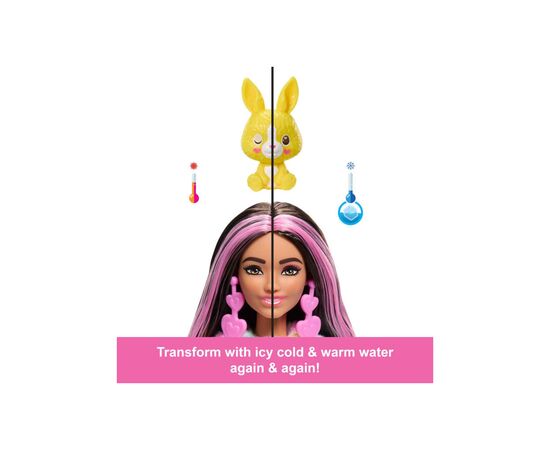 Кукла Barbie Cutie Reveal серии Цветные пушистики – кролик (HRK38), изображение 2 Кукла Barbie Cutie Reveal серии Цветные пушистики – кролик (HRK38), изображение 2