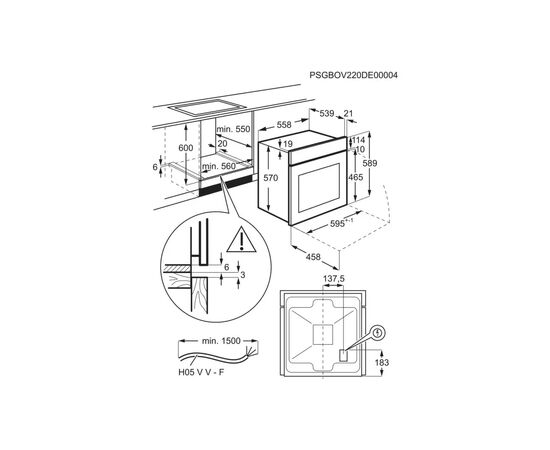 Духовой шкаф Zanussi ZOHEE2K2, изображение 8 Духовой шкаф Zanussi ZOHEE2K2, изображение 8