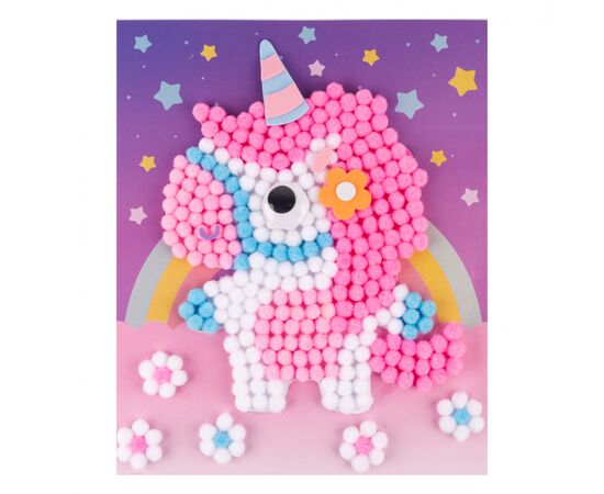 Набор для творчества 1 вересня Единорог Аппликация с помпонами (954591), изображение 3 Набор для творчества 1 вересня Единорог Аппликация с помпонами (954591), изображение 3